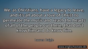 Englisches Zitat von Lauren Daigle als Bild