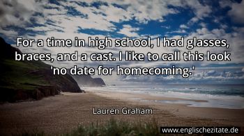 Englisches Zitat von Lauren Graham als Bild