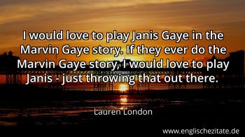 Englisches Zitat von Lauren London als Bild