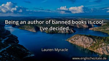 Englisches Zitat von Lauren Myracle als Bild