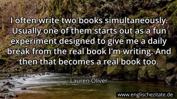 Englisches Zitat von Lauren Oliver als Bild