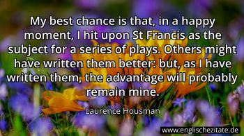 Englisches Zitat von Laurence Housman als Bild