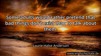 Englisches Zitat von Laurie Halse Anderson als Bild