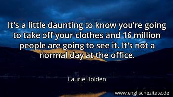 Englisches Zitat von Laurie Holden als Bild