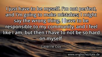 Englisches Zitat von Laverne Cox als Bild