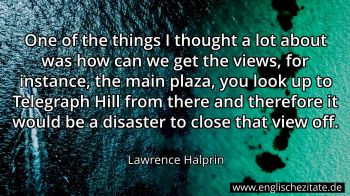 Englisches Zitat von Lawrence Halprin als Bild