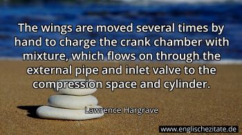 Englisches Zitat von Lawrence Hargrave als Bild