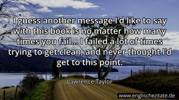 Englisches Zitat von Lawrence Taylor als Bild