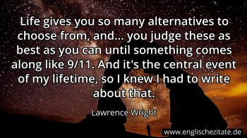 Englisches Zitat von Lawrence Wright als Bild