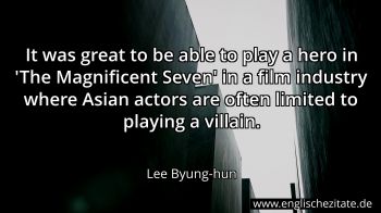 Englisches Zitat von Lee Byung-hun als Bild