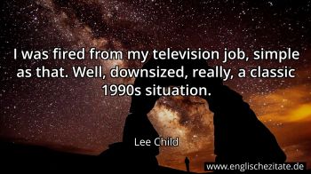 Englisches Zitat von Lee Child als Bild
