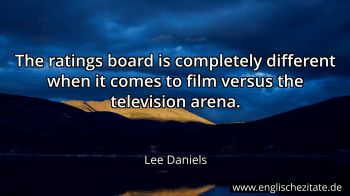 Englisches Zitat von Lee Daniels als Bild