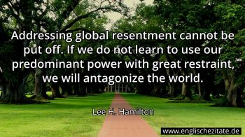 Englisches Zitat von Lee H. Hamilton als Bild