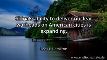 Englisches Zitat von Lee H. Hamilton als Bild