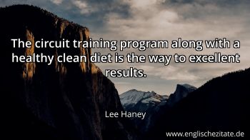 Englisches Zitat von Lee Haney als Bild