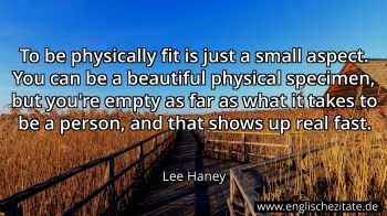 Englisches Zitat von Lee Haney als Bild