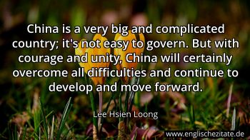 Englisches Zitat von Lee Hsien Loong als Bild