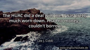 Englisches Zitat von Lee J. Cobb als Bild