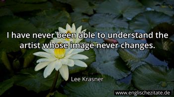 Englisches Zitat von Lee Krasner als Bild