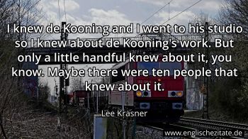 Englisches Zitat von Lee Krasner als Bild