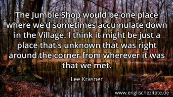Englisches Zitat von Lee Krasner als Bild