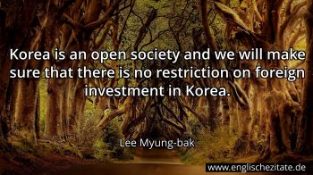 Englisches Zitat von Lee Myung-bak als Bild