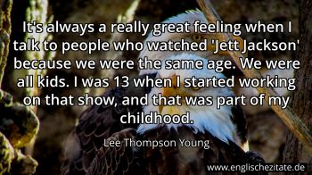 Englisches Zitat von Lee Thompson Young als Bild