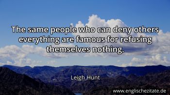 Englisches Zitat von Leigh Hunt als Bild