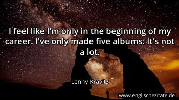Englisches Zitat von Lenny Kravitz als Bild