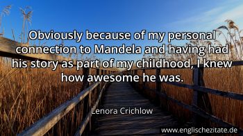 Englisches Zitat von Lenora Crichlow als Bild
