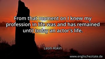 Englisches Zitat von Leon Askin als Bild