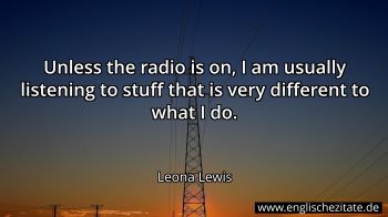 Englisches Zitat von Leona Lewis als Bild
