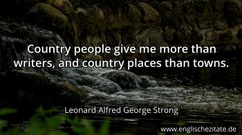 Englisches Zitat von Leonard Alfred George Strong als Bild