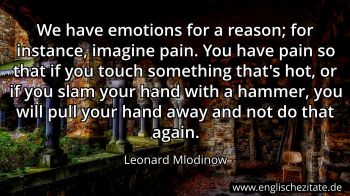 Englisches Zitat von Leonard Mlodinow als Bild