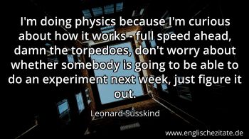 Englisches Zitat von Leonard Susskind als Bild