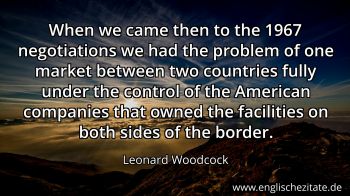 Englisches Zitat von Leonard Woodcock als Bild