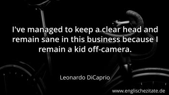 Englisches Zitat von Leonardo DiCaprio als Bild