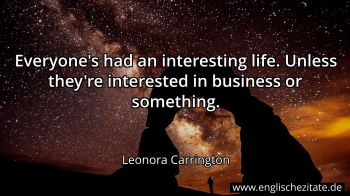 Englisches Zitat von Leonora Carrington als Bild