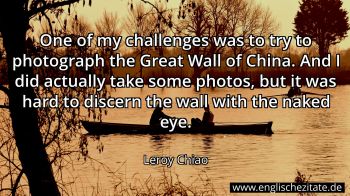 Englisches Zitat von Leroy Chiao als Bild
