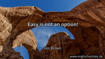 Englisches Zitat von Les Brown als Bild