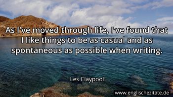 Englisches Zitat von Les Claypool als Bild