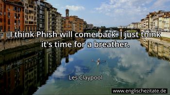Englisches Zitat von Les Claypool als Bild