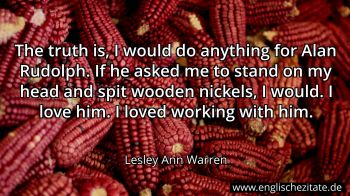 Englisches Zitat von Lesley Ann Warren als Bild