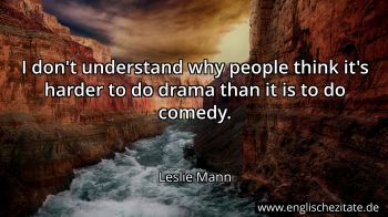 Englisches Zitat von Leslie Mann als Bild