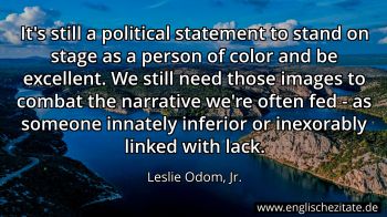 Englisches Zitat von Leslie Odom, Jr. als Bild