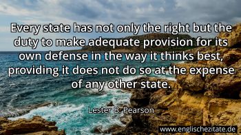 Englisches Zitat von Lester B. Pearson als Bild