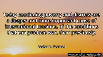 Englisches Zitat von Lester B. Pearson als Bild
