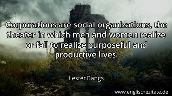 Englisches Zitat von Lester Bangs als Bild
