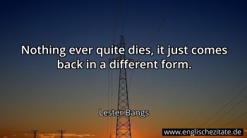 Englisches Zitat von Lester Bangs als Bild