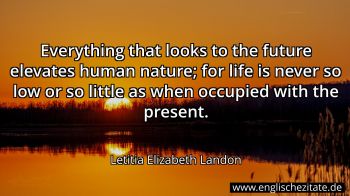 Englisches Zitat von Letitia Elizabeth Landon als Bild